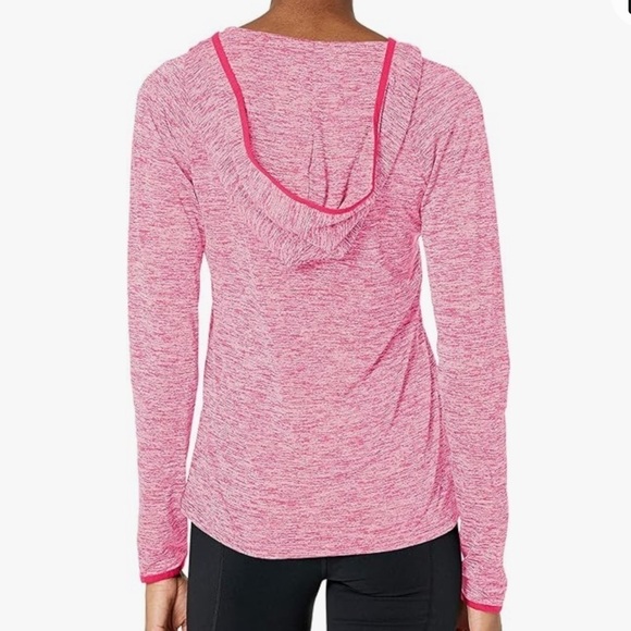 Under Armour Tech Twist Hoodie Henley Pink Long Sleeve Shirt Sz S - Picture 12 of 12